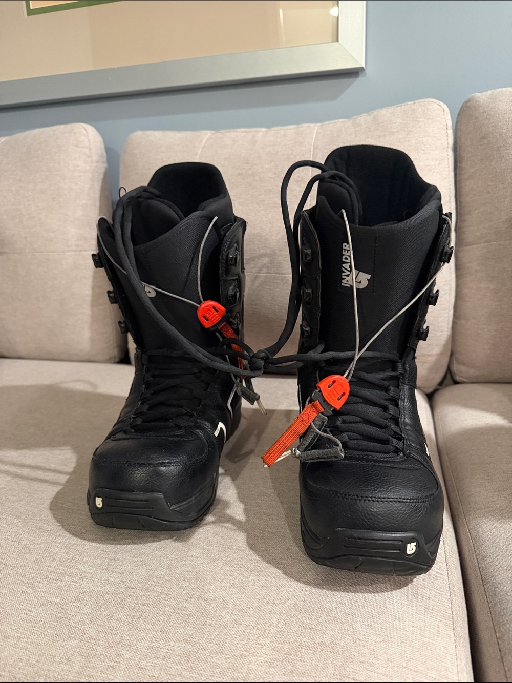 Burton Invader Snowboard Boots (Black) (Size 10 US)